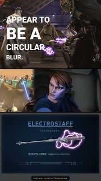 How The Magnaguard ELECTROSTAFF Blocks Lightsabers 🔥 - Star Wars #shorts