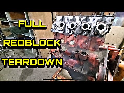 How To Take Apart A Volvo Redblock Engine (FULL TEARDOWN)