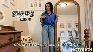 Watch Blue Chambray Shirts for Women on Amazon Live