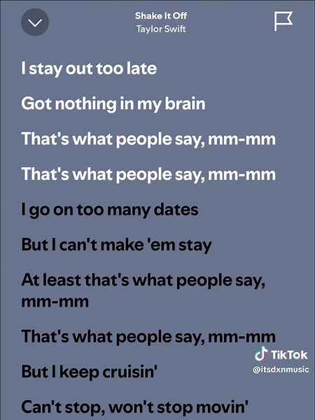 Shake It Off by Taylor Swift: Full Lyrics and Meaning