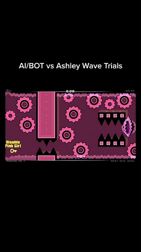 Desafíos de Geometry Dash: AI/BOT vs Ashley | TikTok