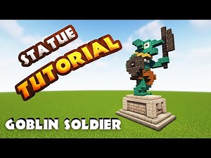Minecraft Tutorial | Goblin Soldier Statue - ENG/sub
