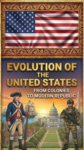 Evolution of United States 🇺🇸 #historyforeveryone #aiart #cinematic #history #historylovers #medieval #reels #ancienthistory | History For Everyone