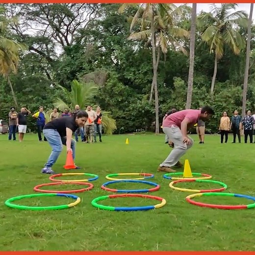A bigger version of the popular game Tic-Tac-Toe | Team Building Activities | Trebound