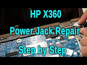 How to Perform a Power Jack Repair on a HP X360 14m Laptop Step by Step