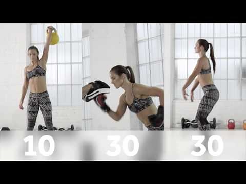 Boxing workout with a partner