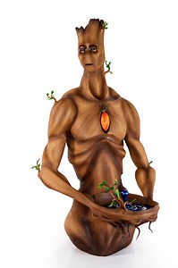 9M views · 69K reactions | One of my absolute favorite creation made for "School of Chocolate" (Netflix)! I wanted to create a showpiece that pays tribute to the base ingredients that I use, the orange "heart" is a cocoa pod (the fruit of the cocoa tree, the main ingredient of chocolate) This massive 6.5ft tall showpiece weighs 110lbs and is currently displayed in my Pastry Academy | Amaury Guichon | Facebook