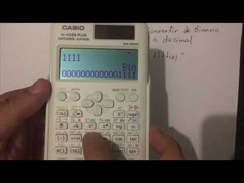 Convert from Binary to Decimal with Casio Calculator
