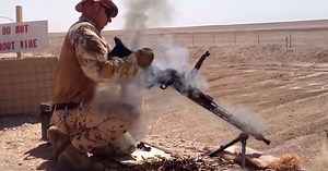 Ruh-Roh. Open Bolt Machine Gun Clearing Goes Hot With Cookoff