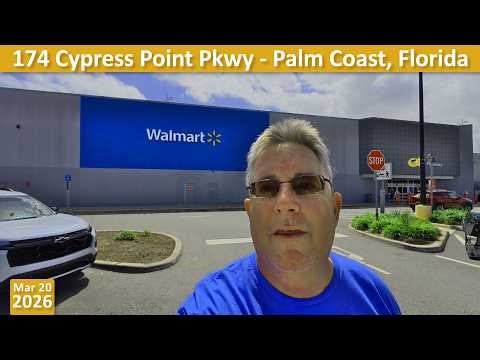 Walmart Supercenter in Palm Coast Florida at 174 Cypress Point Parkway - Shopping Store 1182