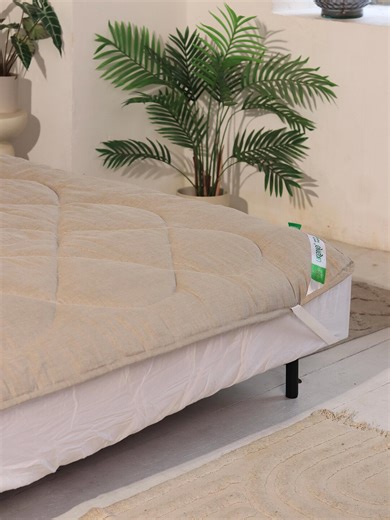 Organic Hemp Mattress Topper, Japanese Futon Shikibuton, Mattress Protector, Sustainable Home - Etsy