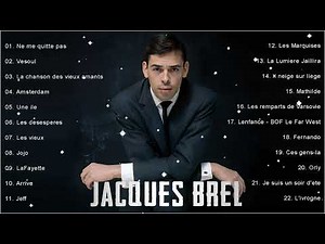 Jacques Brel - Meilleur chansons de Jacques Brel 🏆 Les Plus Belles Chansons #jacquesbrel