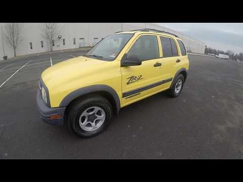 4K Review 2003 Chevrolet Tracker ZR2 4WD Yellow Virtual Test-Drive & Walk-around