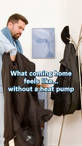 🥶🧊😄 Not quite the kind of "chilled" afternoon you'd be looking for after being out and about all day, right? A heat pump uses renewable energy sources from air, water, or the ground to reliably keep your home warm and cozy. Find out more about our climate-friendly and efficient heat pumps: https://bit.ly/Bosch_HeatPumps | Bosch Global