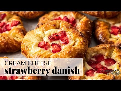 Cream Cheese Strawberry Danish