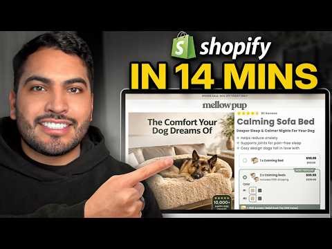 How To Design A Shopify Store In 14 Minutes (Step-By-Step)
