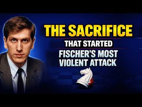 Fischer’s INSANE Sacrifice & Unstoppable Attack – You Won’t Believe Move 25! 🔥