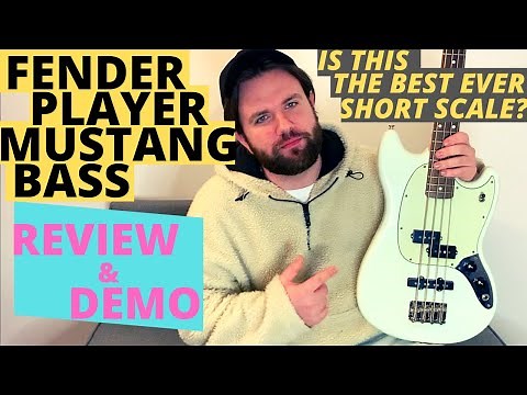 Fender Player PJ Mustang Bass - Review & Demo