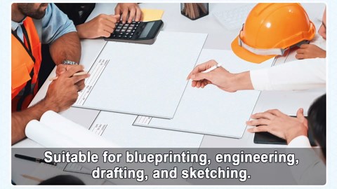 1 Pack 50 Sheets 11" x 17" Isometric Graph Paper Pad Landscape for 3D Designs Architecture Landscaping Engineering Drafting (Landscape)