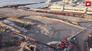 31K views · 155 reactions | Aerial video shows the work taking place on the site of Everton's new stadium | Liverpool Echo News | Facebook