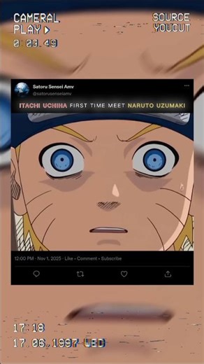 Itachi Meets Naruto for the First Time | Naruto #funnyexpression #fdccompany