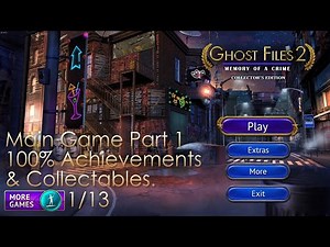 Steam Community :: Video :: Ghost Files 2: Memory of a Crime (1/13) Walkthrough, 100% Achievements & Collectables.