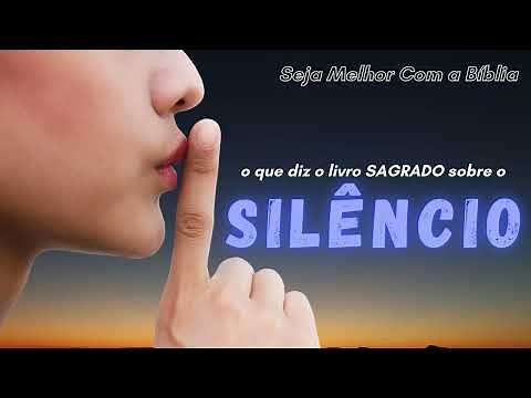 SILÊNCIO | versículos da bíblia | Aprenda com a Bíblia