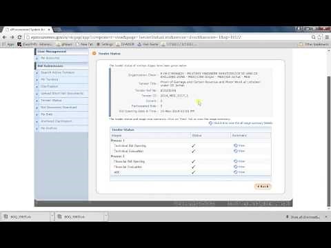E TENDER #7 HOW TO RESUBMIT TENDER BID