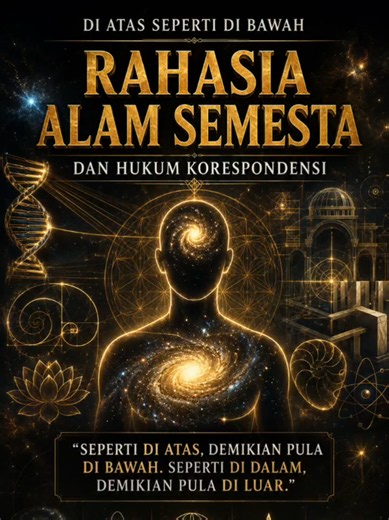 Hukum Korespondensi: Rahasia Harmoni Mikrokosmos dan Makrokosmos mengulas Prinsip Korespondensi yang dikenal melalui ungkapan legendaris