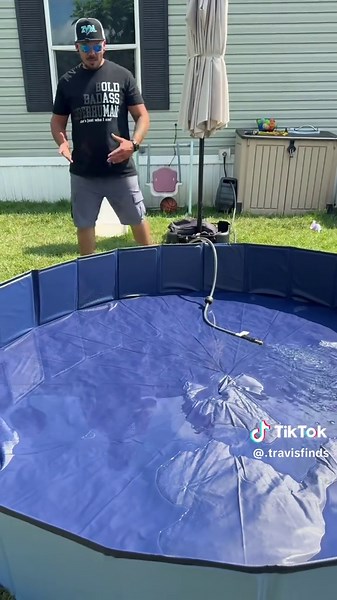 Don’t get stuck into paying hundreds of dollars for a kids pool when you can get this ! #kidsswimming #pools #kidspools #animalpools #swimmingpools #swimming