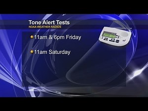 Tone tests for weather radios