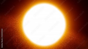 Big bang exploding sun