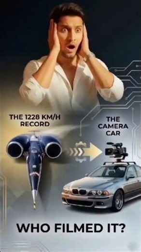 BMW vs Thrust SSC #bmw #car