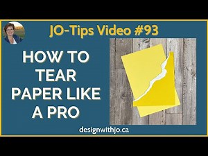 How to Tear Paper Like a Pro | JO-Tips #93