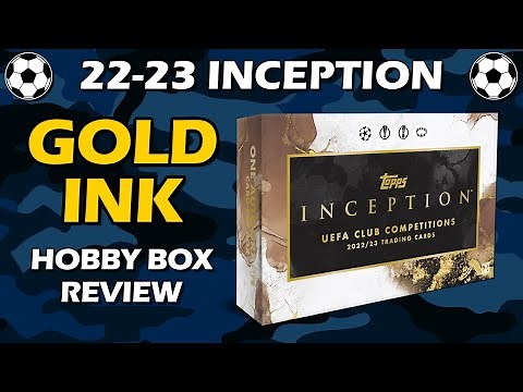 INSANE SET!! 2022-23 Topps Inception Soccer UEFA Club Competitions Hobby Box Review