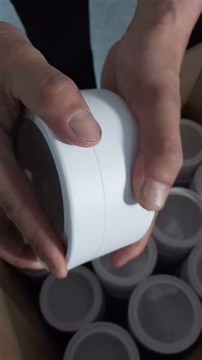 Custom Round Paper Box for Nuts with Clear Window | Custom With Newray #factory #glass #madeinchina