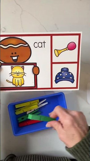 Gingerbread Literacy FUN! Rhyme & Clip