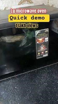 Quick Demo | How to bake #lg #microwaveovens #charcoal #daywithhoor #viralshorts #youtubeshorts