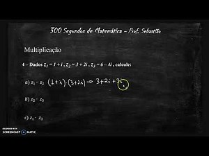 NÚMEROS COMPLEXOS - Multiplicação de Números Complexos