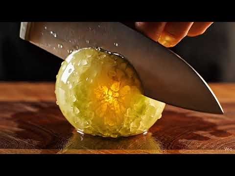 1 Hour cutting video of green apple 🤯🤯