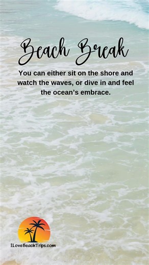 Enjoy this mini beach break. | I Love The Beach Trips
