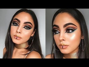Cleopatra Halloween Makeup Tutorial👑 l Hazel Ruiz