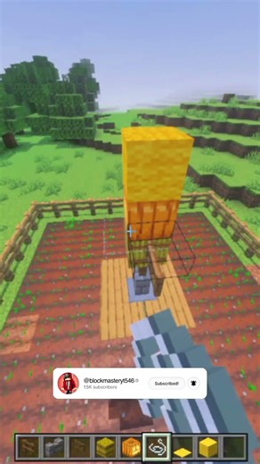 Minecraft Scarecrow 😱 #shorts #minecraft #gaming #minecraftshorts #minecraftbuilds #viralshorts