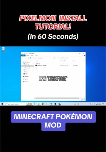 (2025) How to Play Pokémon Minecraft Mod! #Minecraft #minecraftbuilding #minecraftserver #minecrafttutorial #MinecraftPokemon #Pixelmon