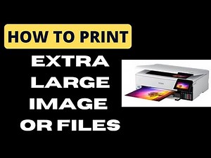 Print extra large image or files in Windows 11 / 10