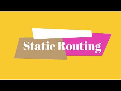 EVE NG - Static Routing