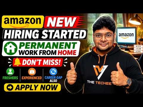 👌New Work from Home Job from Amazon | Amazon recruitment 2026 | Amazon Jobs | Latest Jobs in Telugu