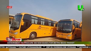 3.6K views · 136 reactions | Government to procure 500 new buses for Metro Mass Transit #UTVGhana | UTV Ghana | Facebook