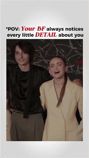 POV: Your BF always notices every little detail about you #Finnwolfhard #Sadiesink #shorts