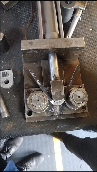 HOW TO PERFORM SIDE BEND TESTING WITH 40MM FORMER DIAMETER ON HYDRAULIC PRESSING MACHINE